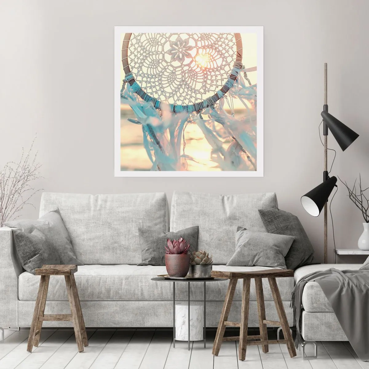 Poster - Totem di pizzo - 60x60 cm