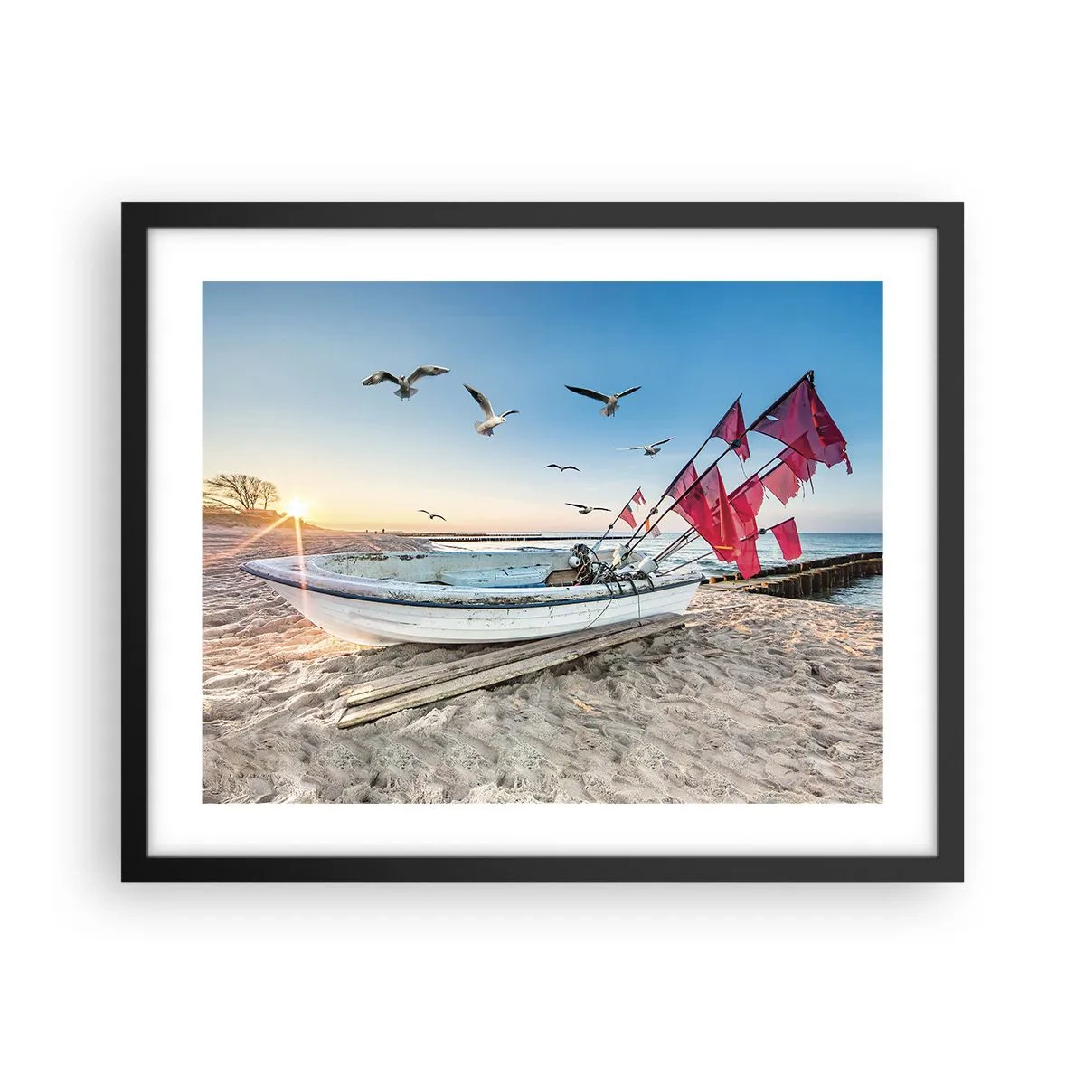 Poster in cornice nera - Meritato riposo - 50x40 cm