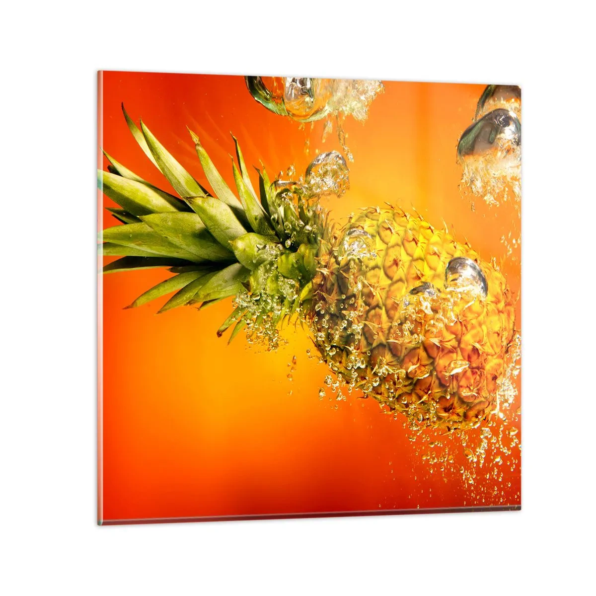 Quadro su vetro - Succosa freschezza tropicale - 70x70 cm