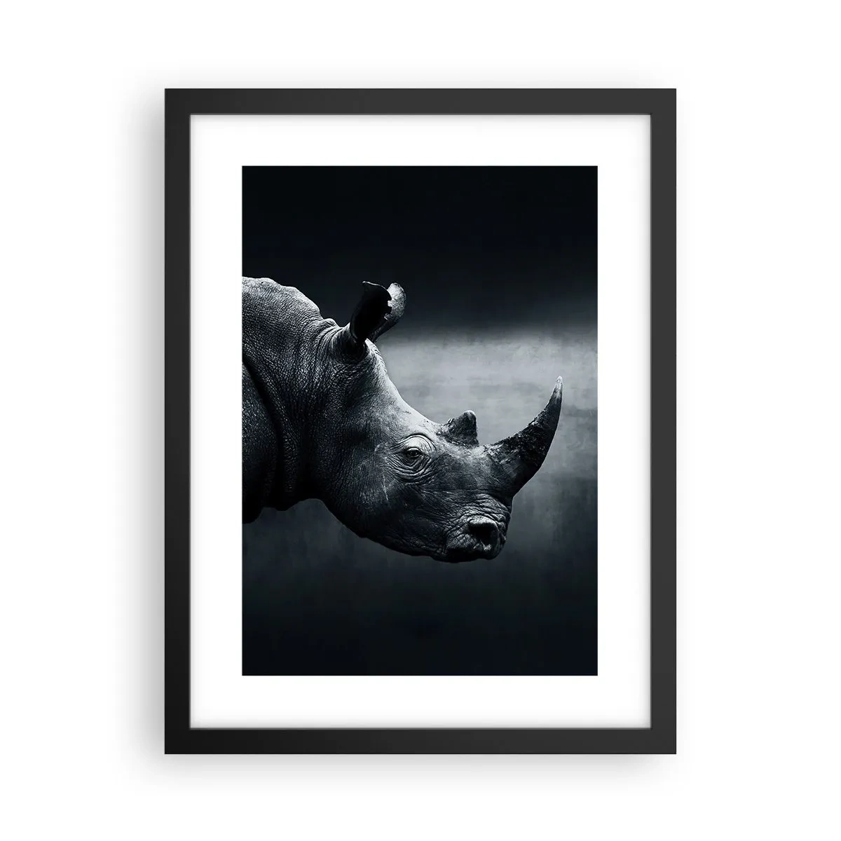 Poster in cornice nera - Profilo destro - 30x40 cm