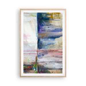 Poster in cornice rovere chiaro - Impressioni e suggestioni colorate - 61x91 cm