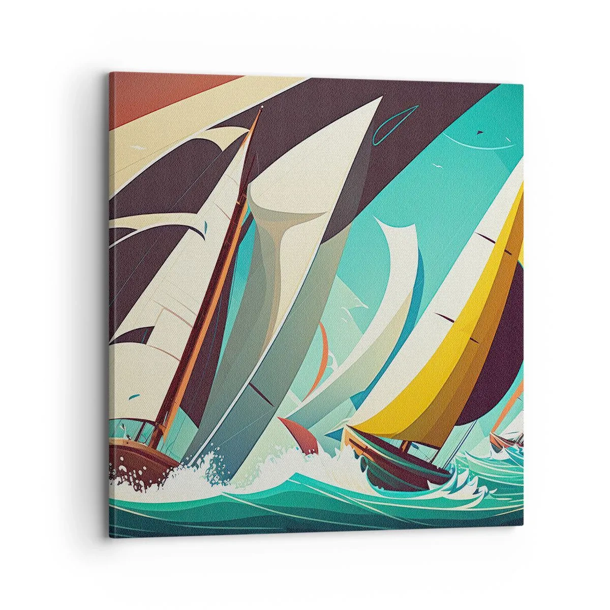 Quadro su tela - Stampe su Tela - Compagne degli elementi - 70x70 cm