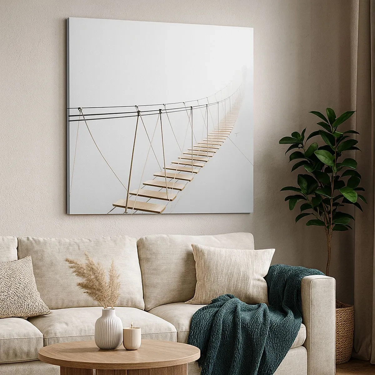 Quadro su tela - Stampe su Tela - Dove ti porta? - 30x30 cm