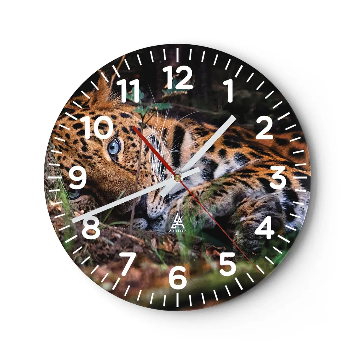 Orologio da parete - Orologio in Vetro - Fidati di me - 30x30 cm