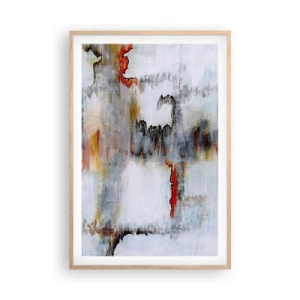 Poster in cornice rovere chiaro - Scritto sull'acqua - 61x91 cm