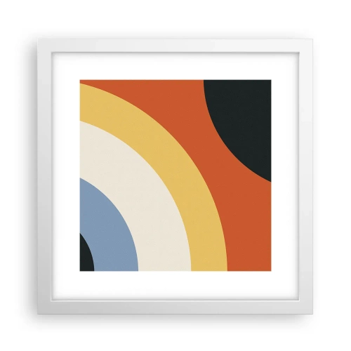 Poster in cornice bianca - Verso di se - 30x30 cm