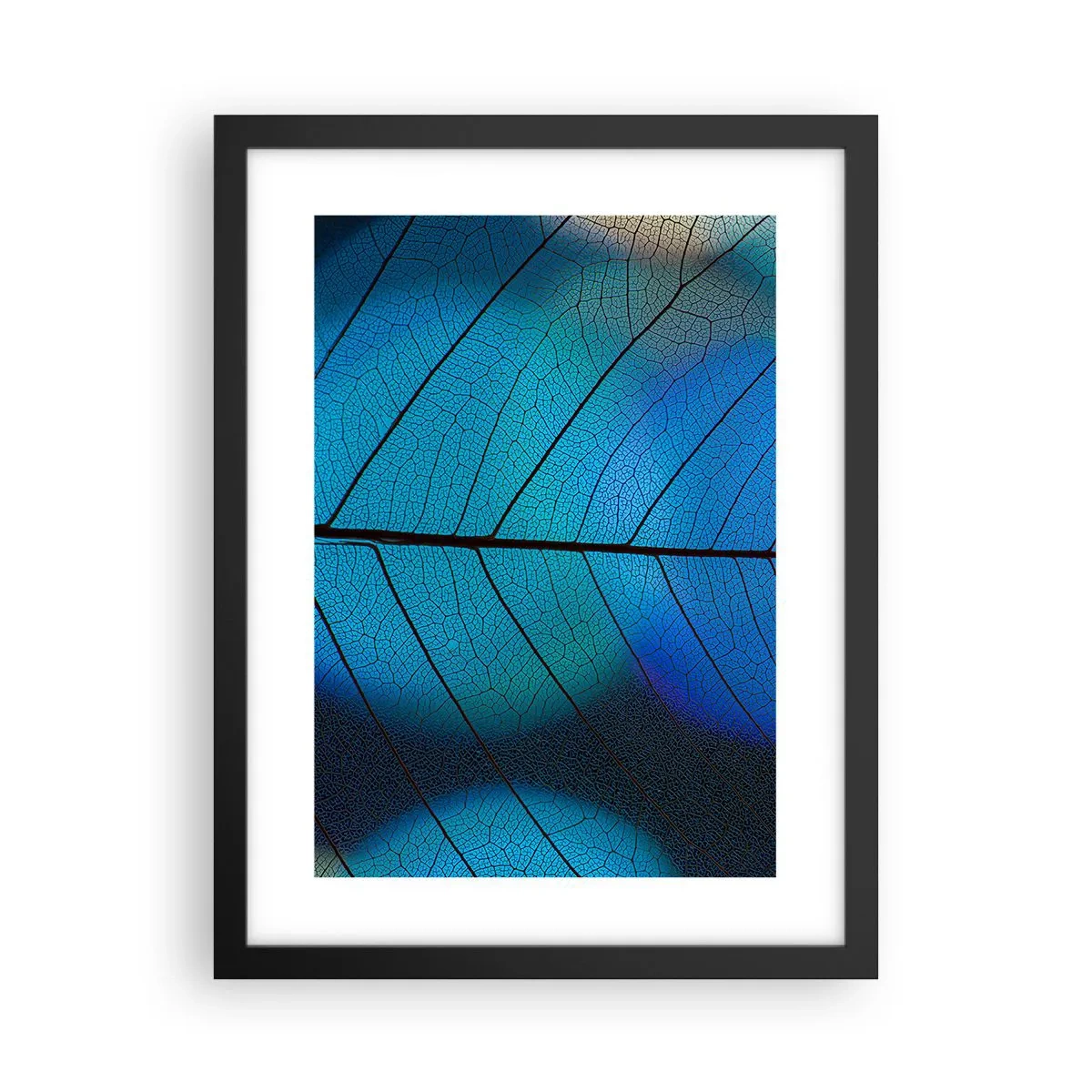 Poster in cornice nera - Struttura intricata - 30x40 cm