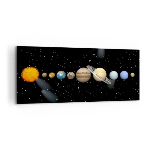 Quadro su tela - Stampe su Tela - E i pianeti folleggiano... - 100x40 cm