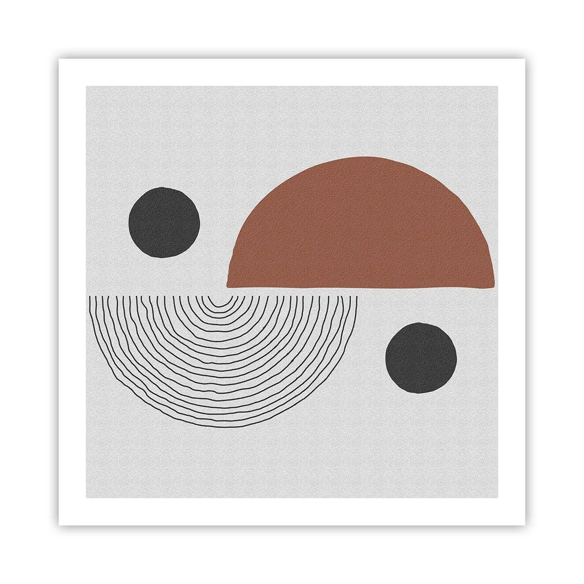 Poster - La perfezione del cerchio - 60x60 cm