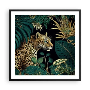 Poster in cornice nera - Il signore della giungla - 60x60 cm