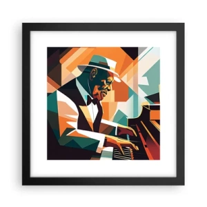 Poster in cornice nera - Tutto il jazz - 30x30 cm