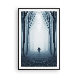 Poster in cornice nera - E tutto è semplice e chiaro - 61x91 cm
