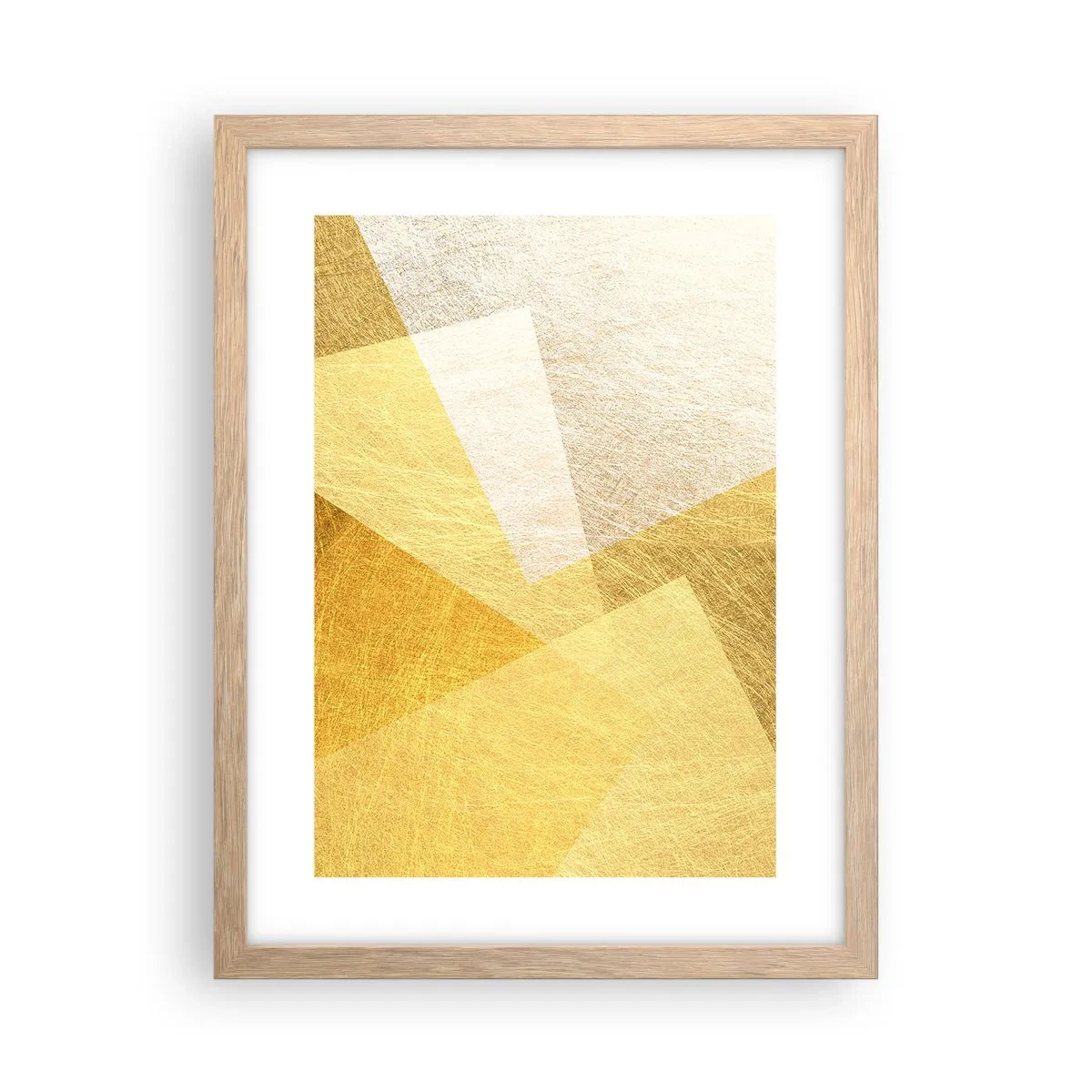 Poster in cornice rovere chiaro - La pace della geometria - 30x40 cm