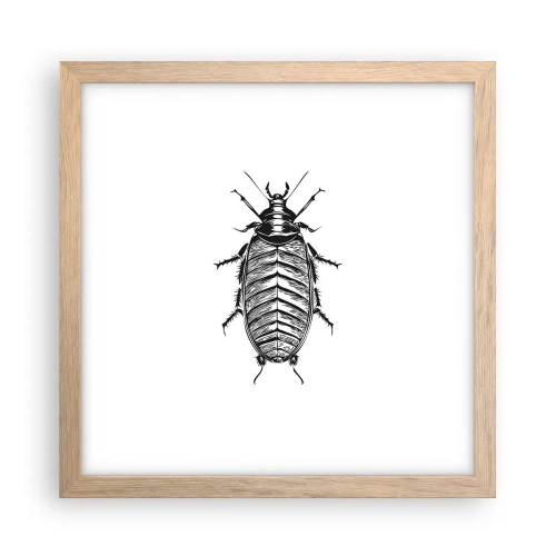 Poster in cornice rovere chiaro - Che esemplare! - 30x30 cm