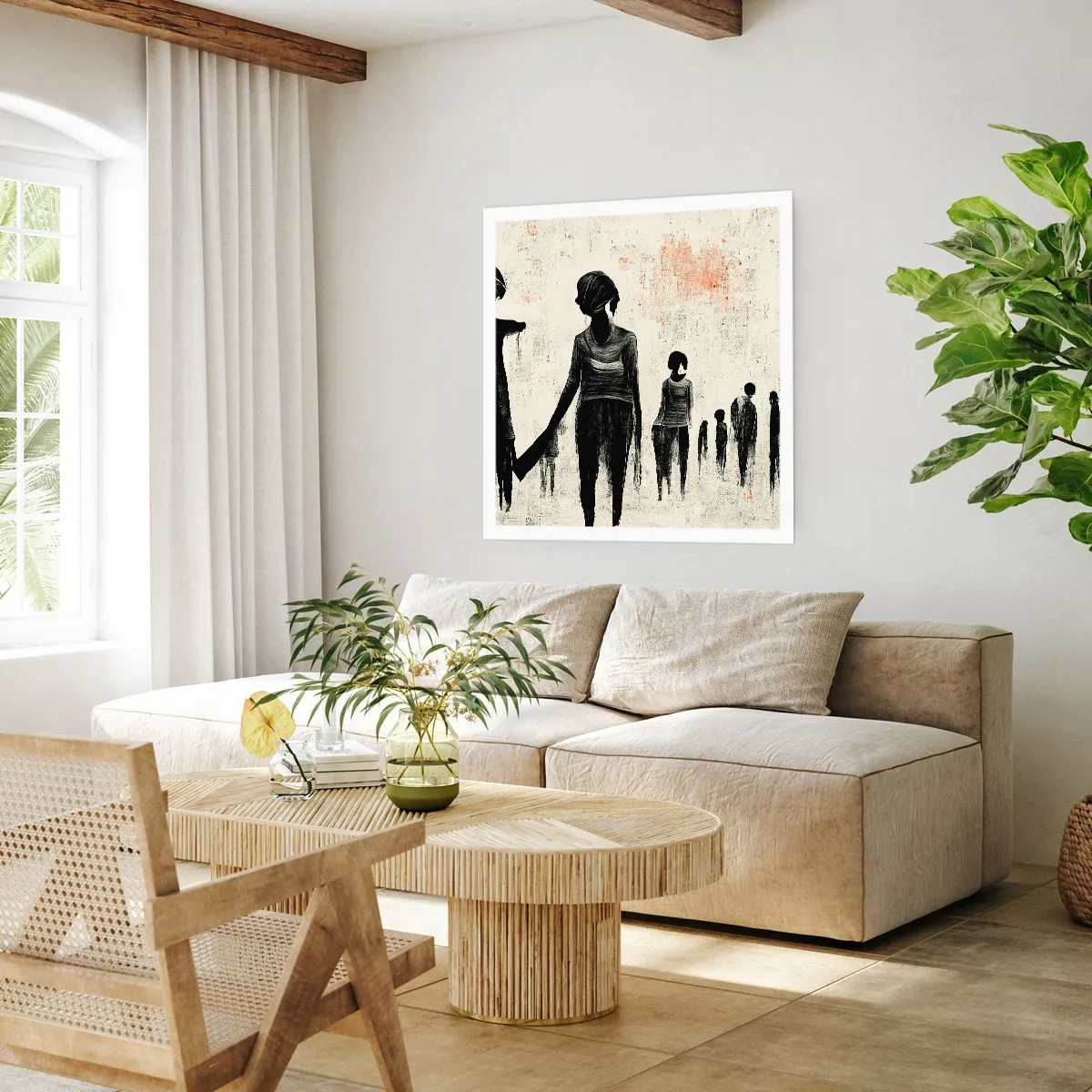 Poster - Contro la solitudine - 30x30 cm