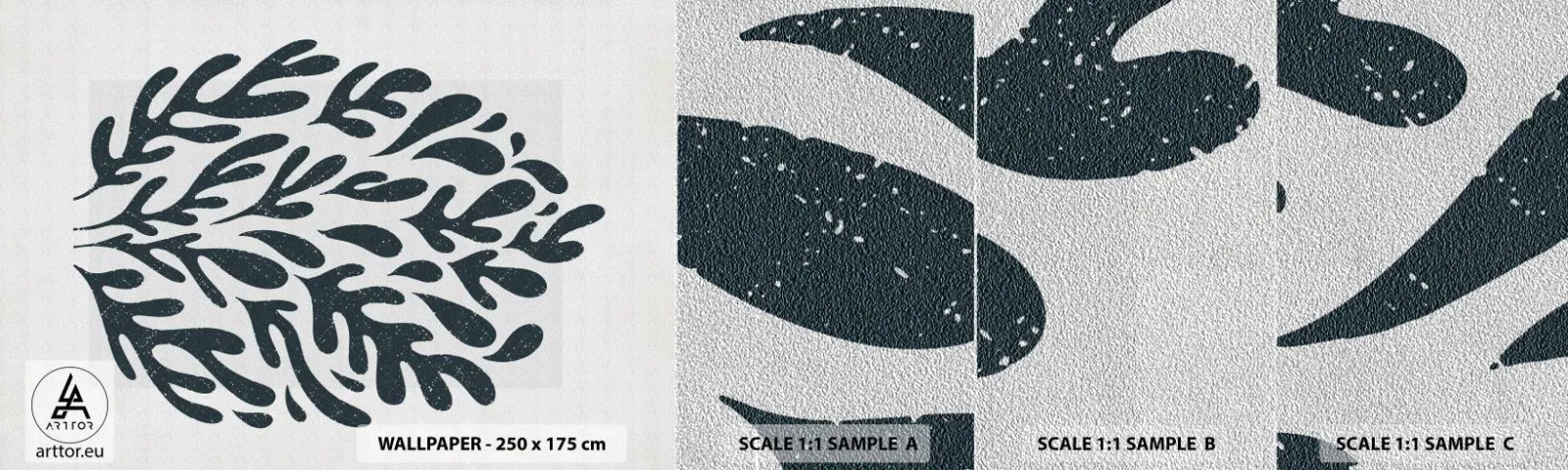 Campione di Fotomurale Premium Sand - Le forme della natura - Boho, Minimalista, Moderno - 100x30 cm