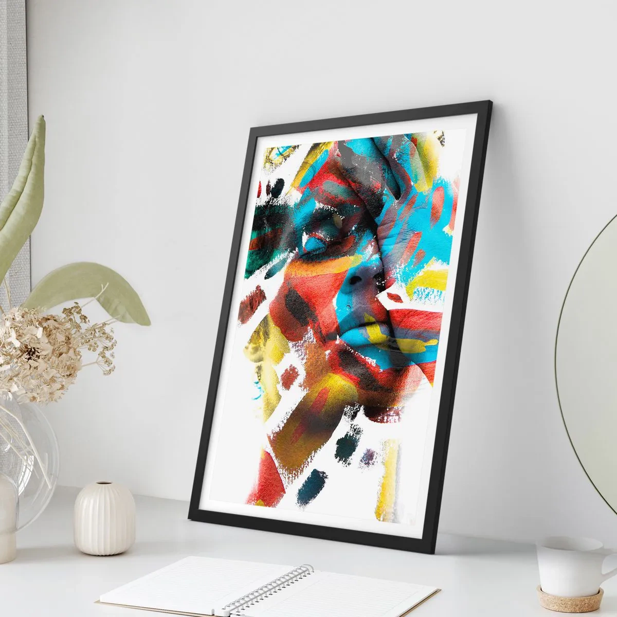 Poster in cornice nera - Personalità colorata - 50x70 cm