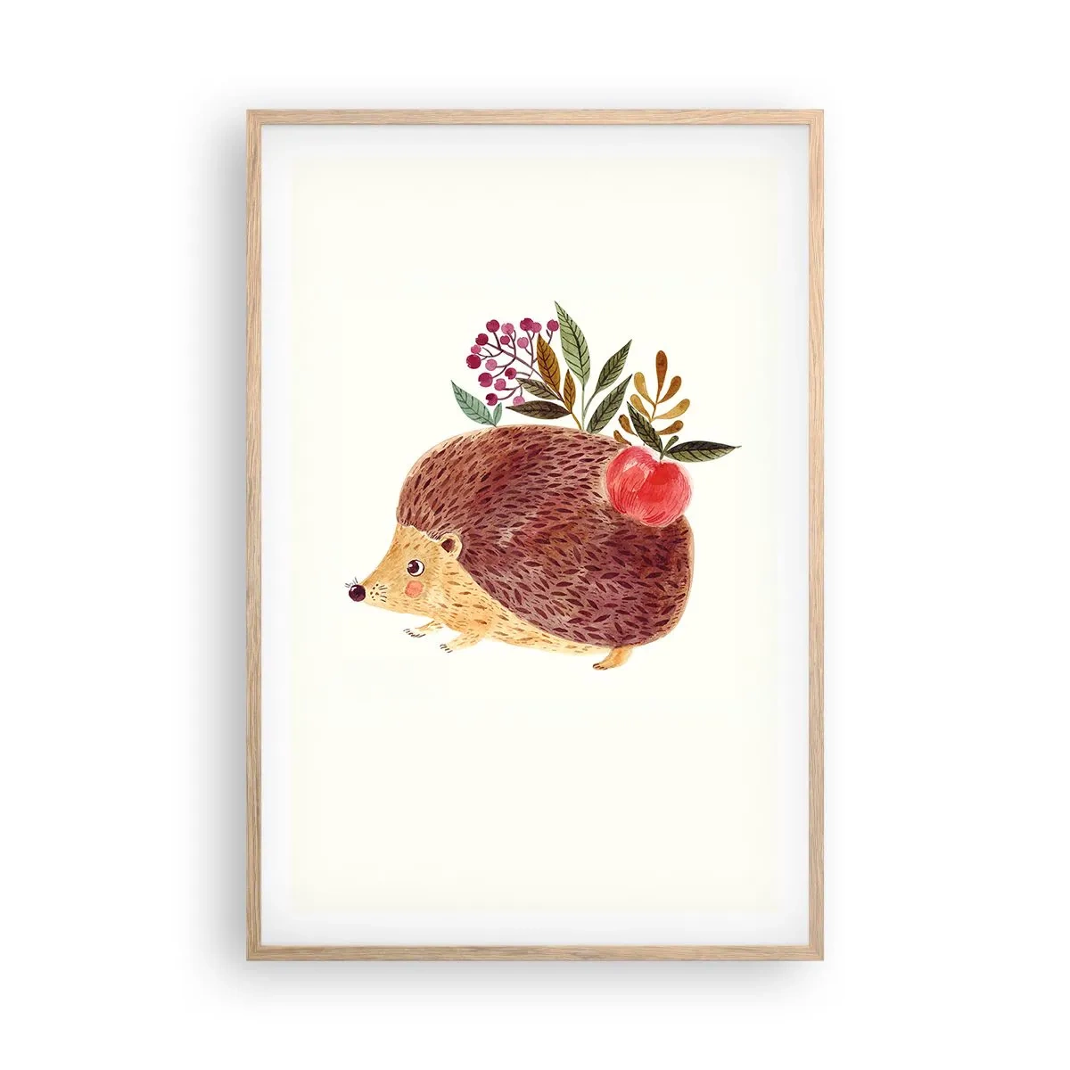 Poster in cornice rovere chiaro - E mi vuoi già bene - 61x91 cm