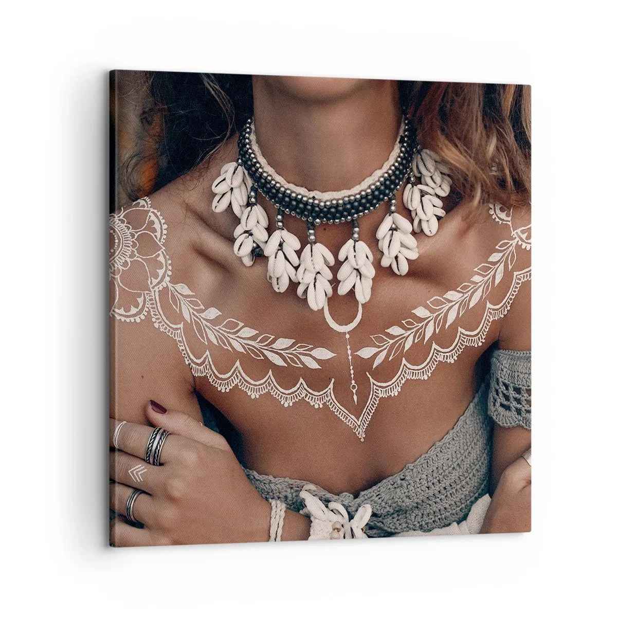 Quadro su tela - Stampe su Tela - Talismani, rituali di femminilità - 60x60 cm