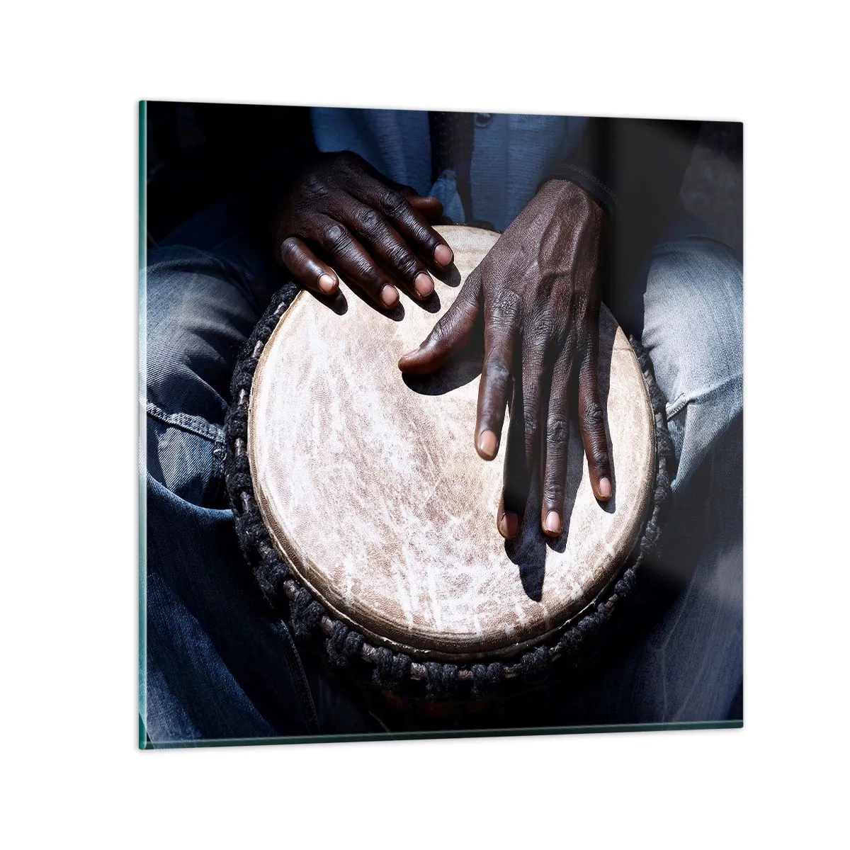 Quadro su vetro - Vivi al tuo ritmo - 50x50 cm