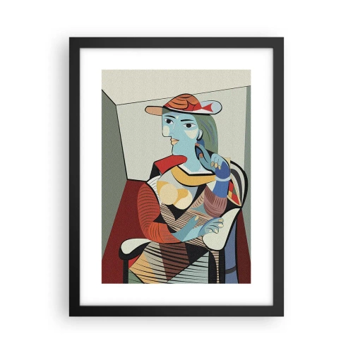 Poster in cornice nera - Con gli occhi di Picasso - 30x40 cm