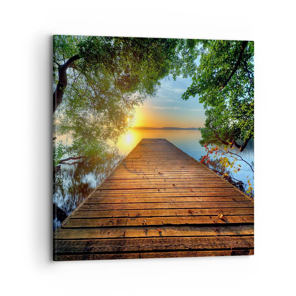 Quadro su tela - Stampe su Tela - Non avere fretta, siediti - 70x70 cm