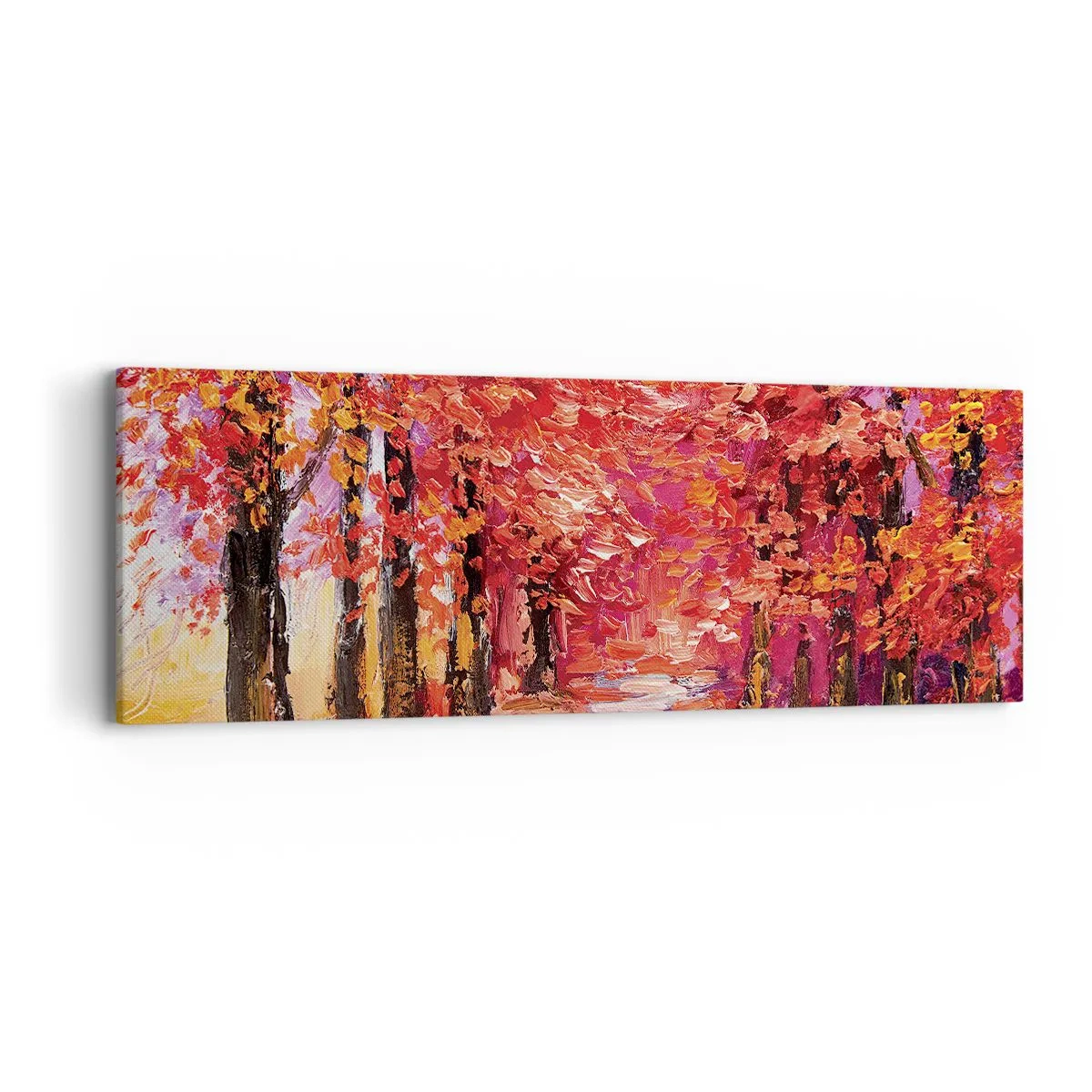 Quadro su tela - Stampe su Tela - Impressione d'autunno - 90x30 cm
