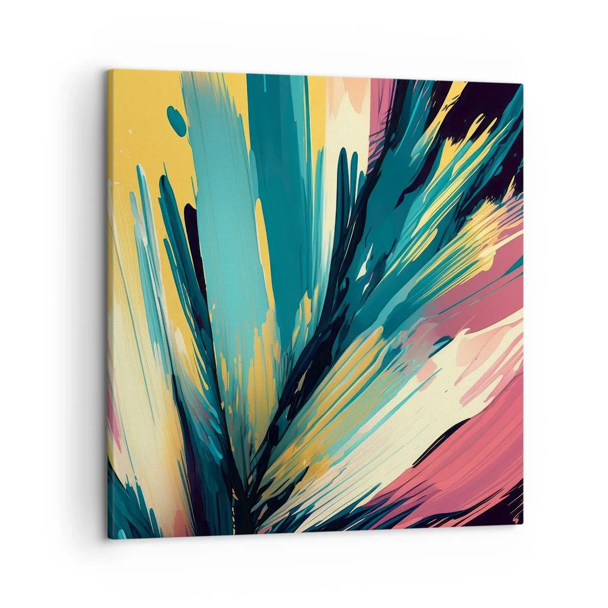 Quadro su tela - Stampe su Tela - Composizione: esplosione di gioia - 50x50 cm
