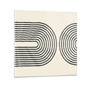 Quadro su vetro - Tra un attimo... - 50x50 cm