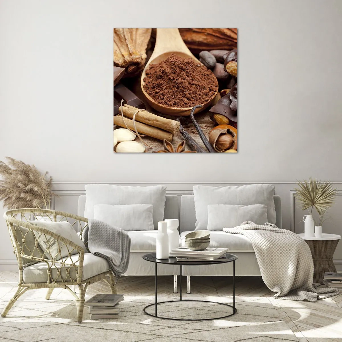 Quadro su vetro - Ideale per i momenti di tristezza - 40x40 cm