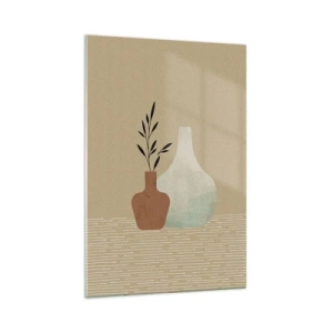 Quadro su vetro - Il vaso e il suo concetto - 70x100 cm