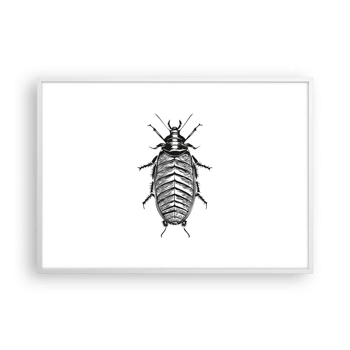 Poster in cornice bianca - Che esemplare! - 100x70 cm