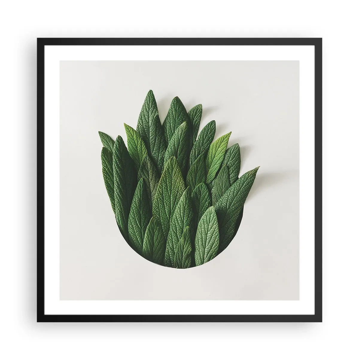 Poster in cornice nera - Curiosità irrefrenabile - 60x60 cm