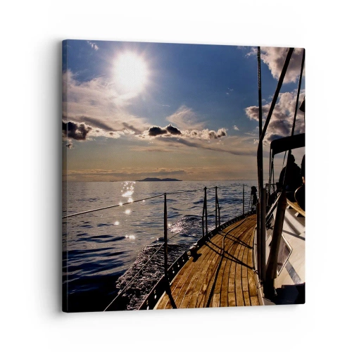 Quadro su tela - Stampe su Tela - A vele spiegate verso il sole - 30x30 cm