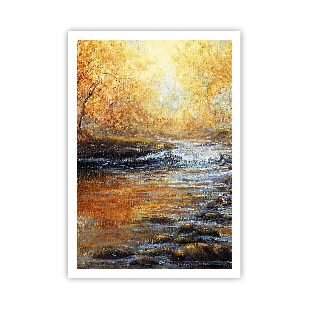 Poster - Ruscello d'oro - 70x100 cm