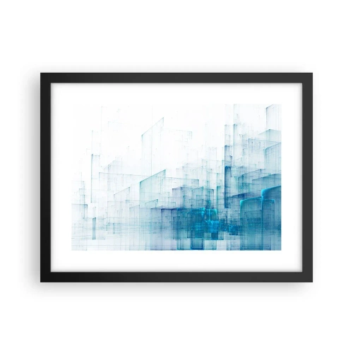 Poster in cornice nera - E lo spazio fu - 40x30 cm