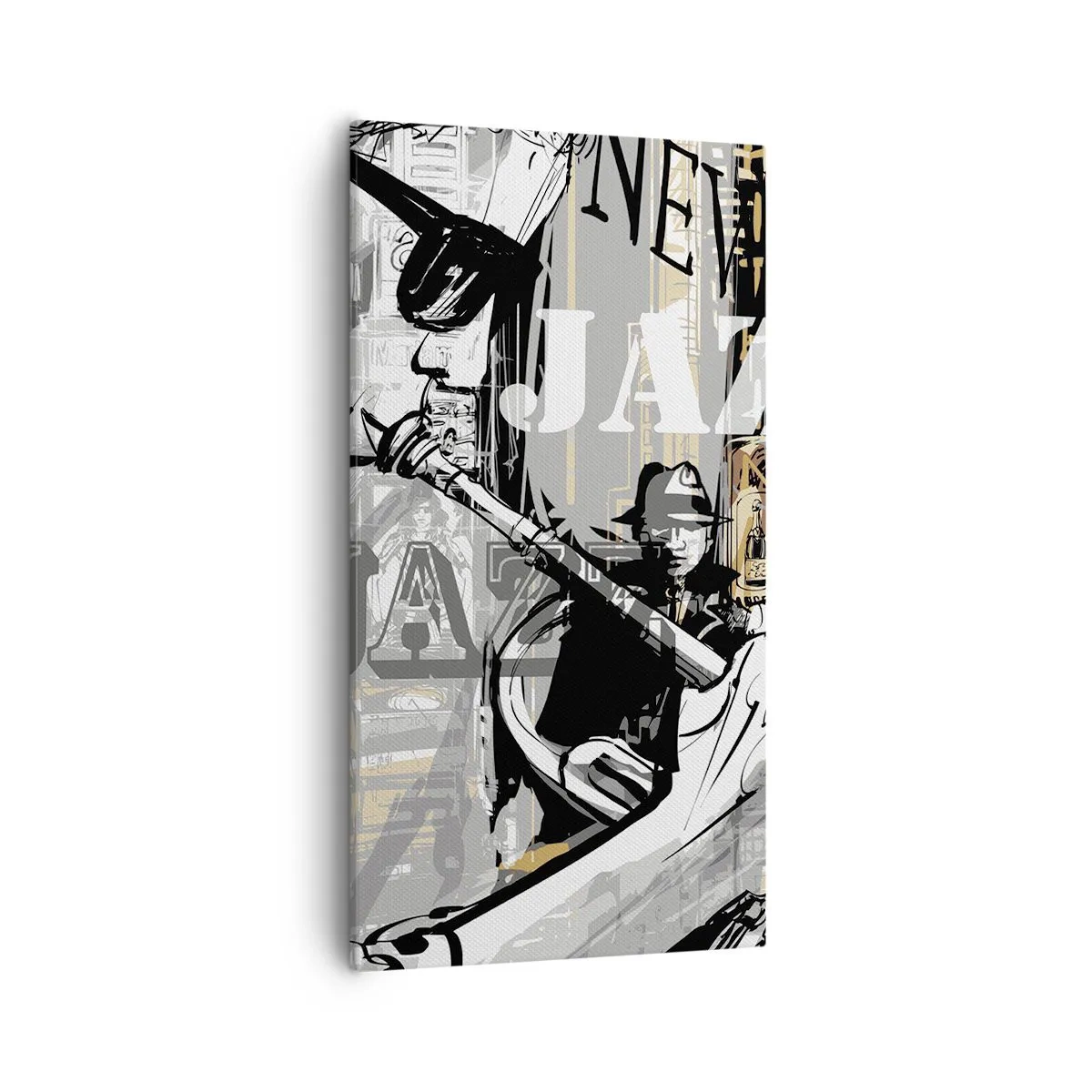 Quadro su tela - Stampe su Tela - Al ritmo di New York - 55x100 cm