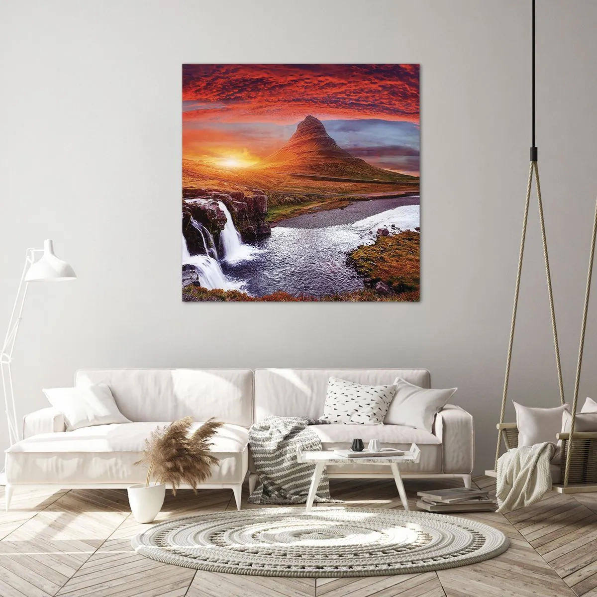 Quadro su tela - Stampe su Tela - Paesaggio della Terra di Mezzo - 30x30 cm