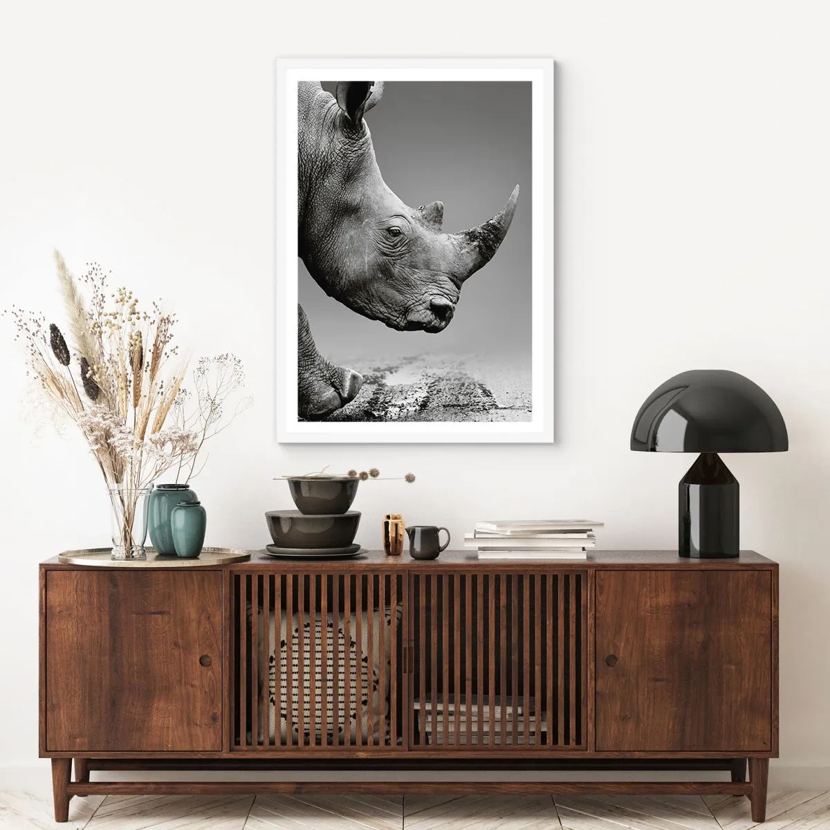 Poster in cornice bianca - Forza irrefrenabile - 70x100 cm