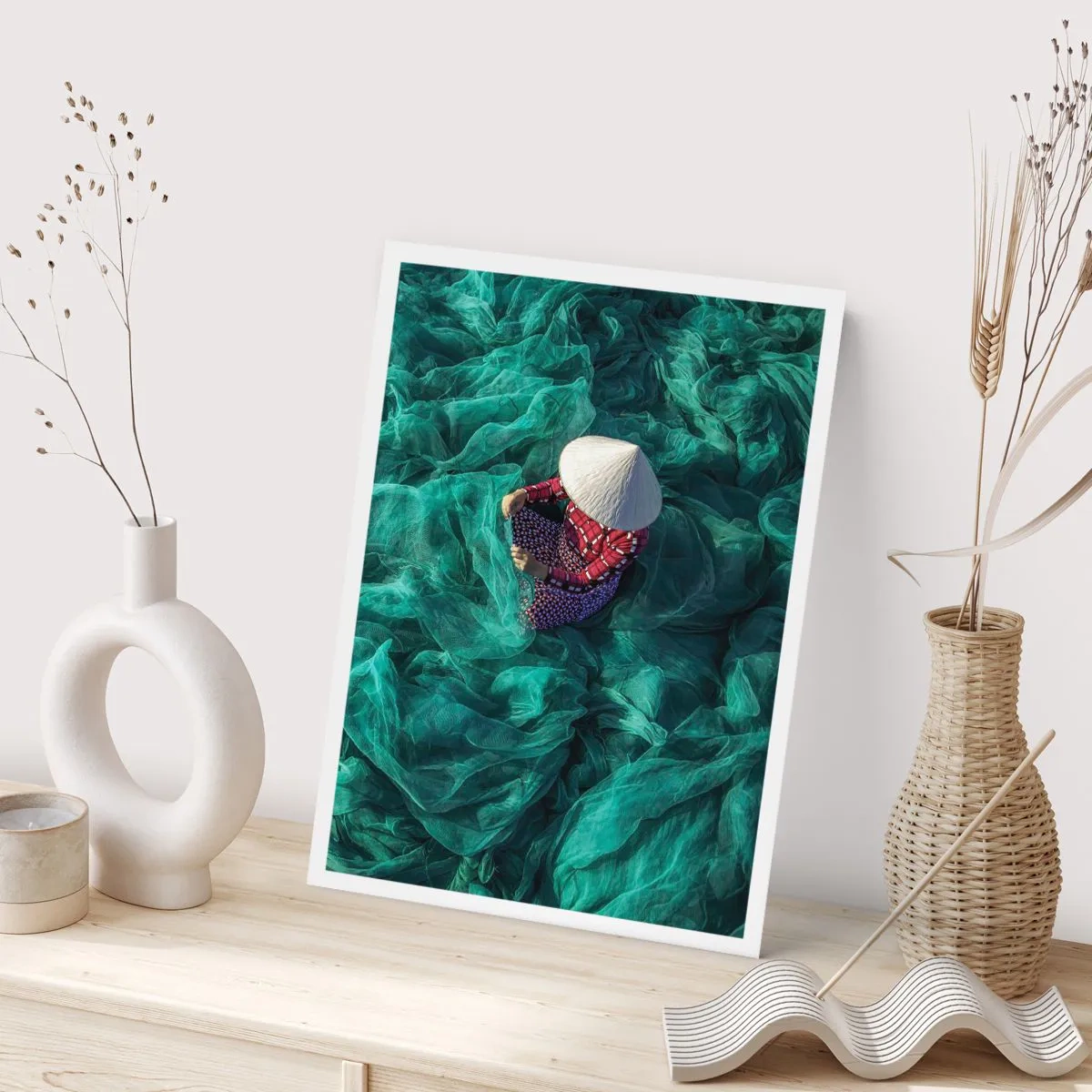 Poster - Nel mare di reti - 70x100 cm