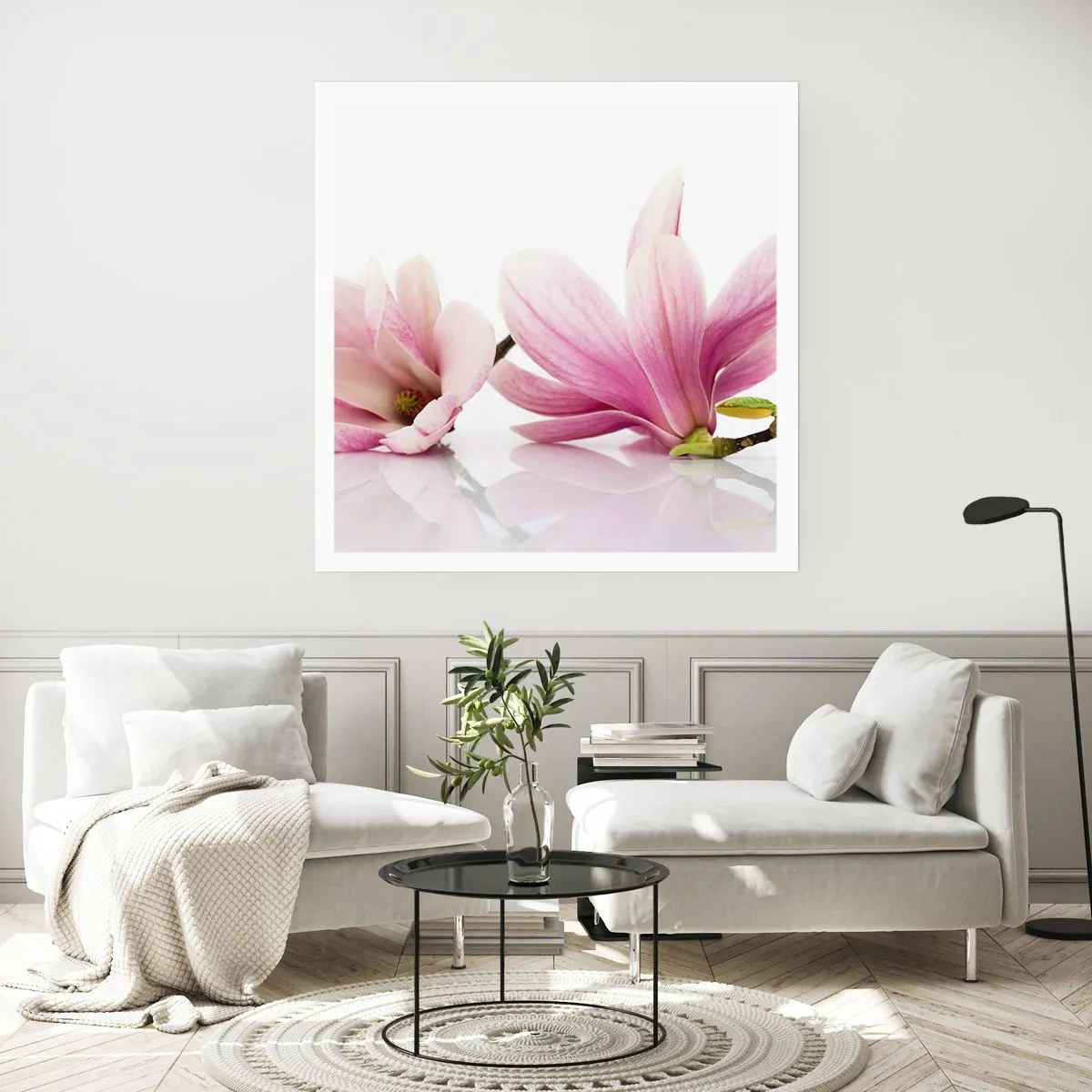 Poster - Delicati come un soffio di primavera - 60x60 cm