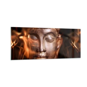 Quadro su vetro - Esiste solo qui e ora - 100x40 cm