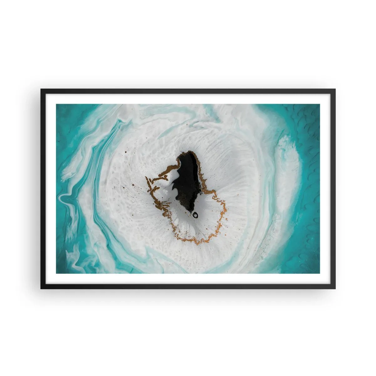 Poster in cornice nera - Penetrare all'interno - 91x61 cm