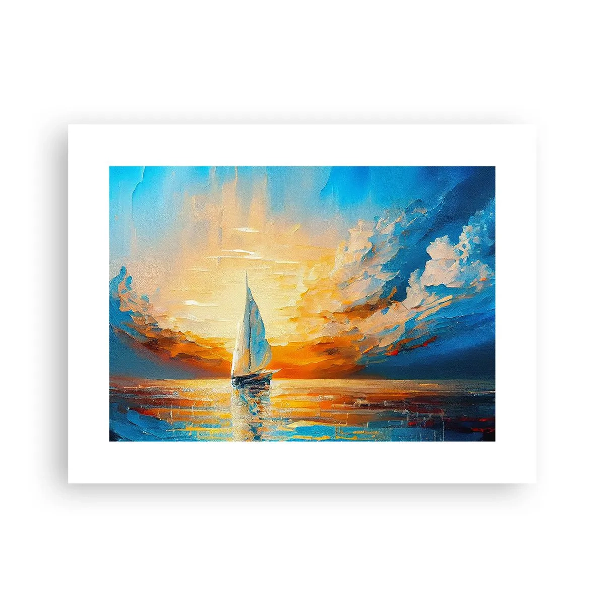 Poster - Navigando nell'oro - 40x30 cm