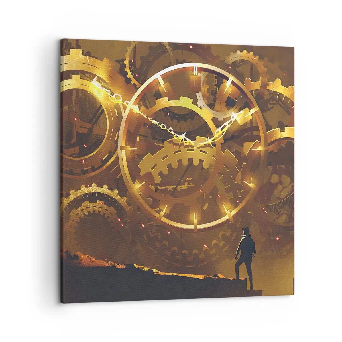 Quadro su tela - Stampe su Tela - Alla fonte del tempo - 50x50 cm