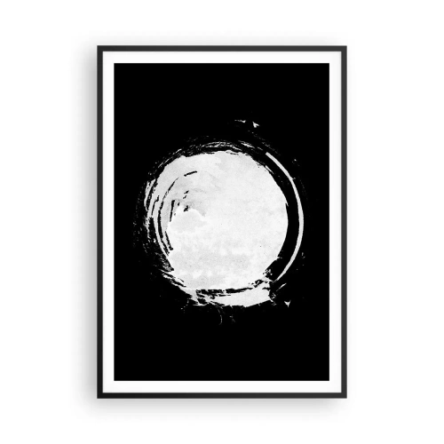 Poster in cornice nera - Una buona soluzione - 70x100 cm