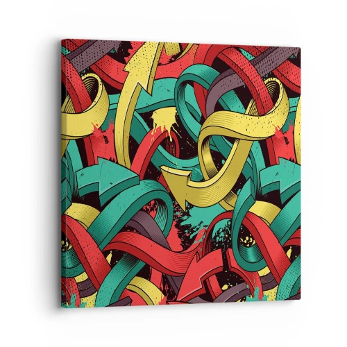 Quadro su tela - Stampe su Tela - Qual è la via giusta? - 30x30 cm