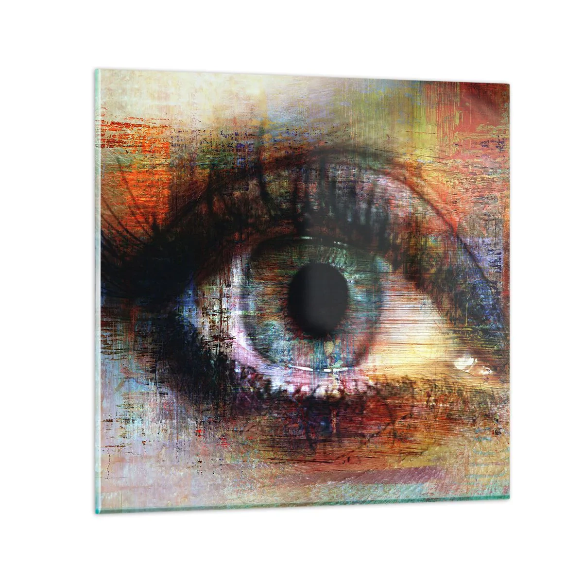 Quadro su vetro - Si può vedere l'anima - 50x50 cm