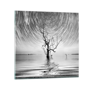 Quadro su vetro - Sinfonia della natura - 70x70 cm