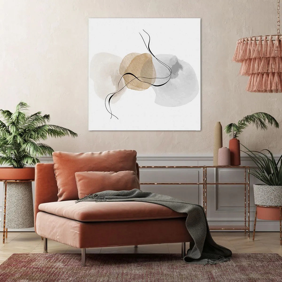 Quadro su tela - Stampe su Tela - Grani d'aria - 70x70 cm